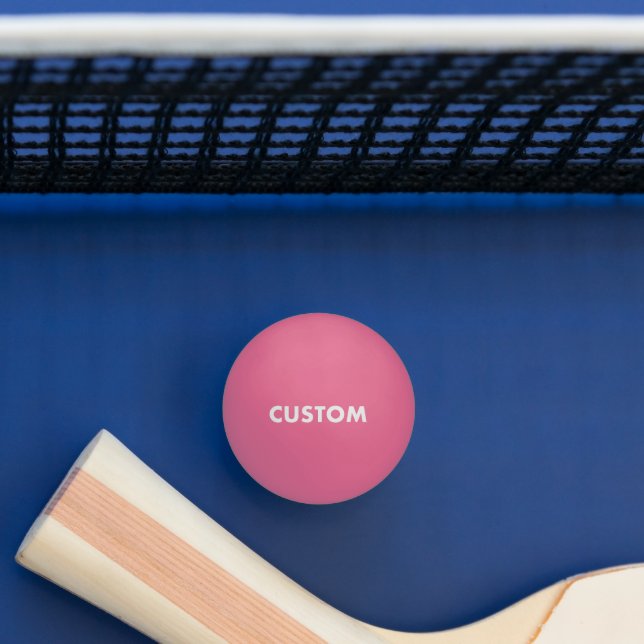 Pelota De Ping Pong Personalizado Personalizado GLOW OSCURO PINK Mesa  (Mesa)