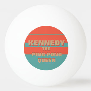 Pelota De Ping Pong Personalizado retro fiesta moderno y elegante