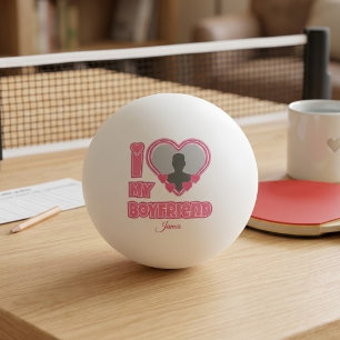 Pelota De Ping Pong Personalizado Te Amo Mi Novio – Agregar Foto y Nom