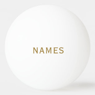 Pelota De Ping Pong Personalizados con apellido o apodo en ellos
