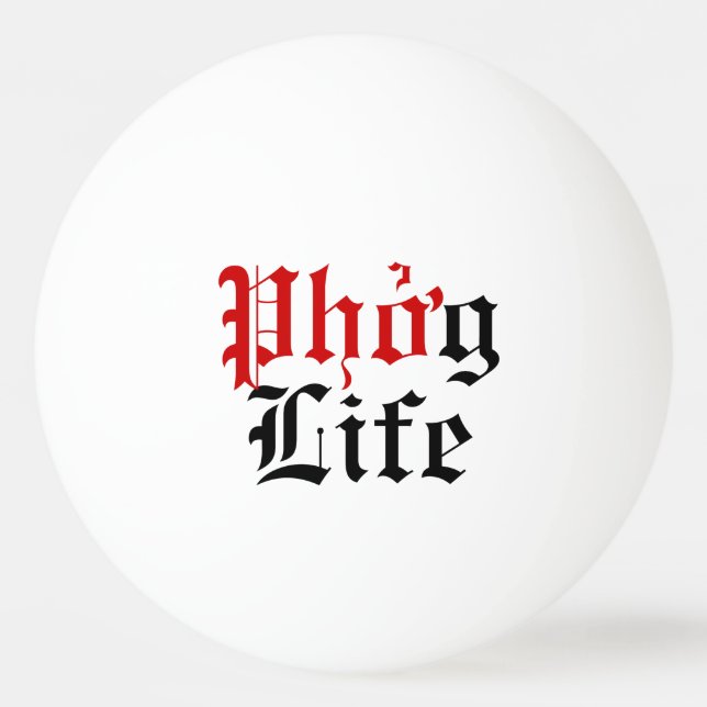 Pelota De Ping Pong Phở g Life (Anverso)