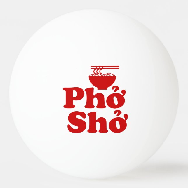 Pelota De Ping Pong Phở Shở (Anverso)