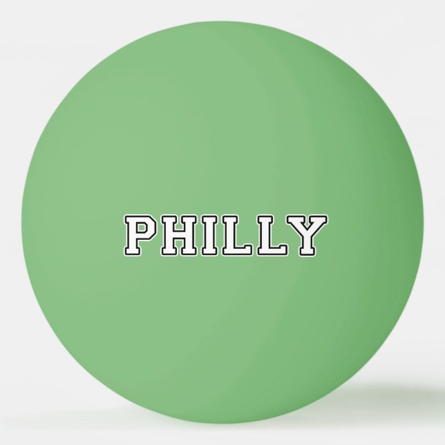 Pelota De Ping Pong Philadelphia Pennsylvania (Anverso)