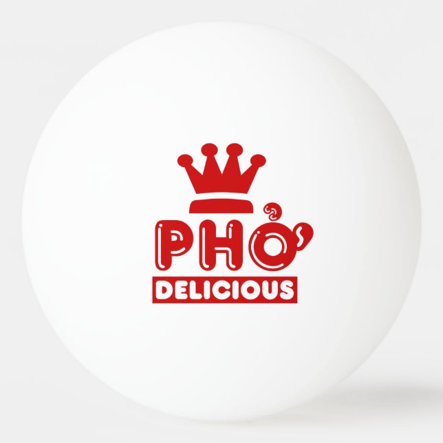 Pelota De Ping Pong Pho King Delicious (Anverso)
