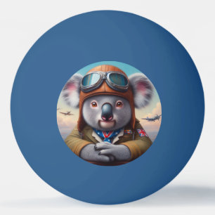 Pelota De Ping Pong Piloto de avión de Koala