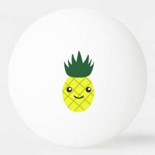 Pelota De Ping Pong Piña Kawaii Bonita