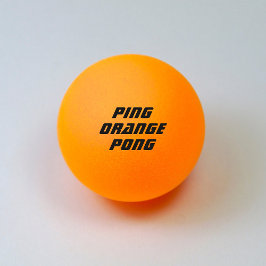 Pelota De Ping Pong Ping Naranja Pong