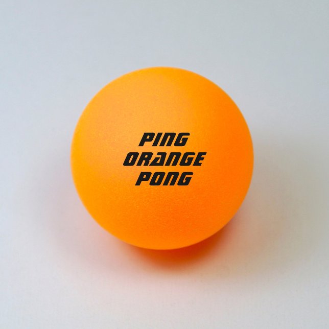 Pelota De Ping Pong Ping Naranja Pong (Subido por el creador)
