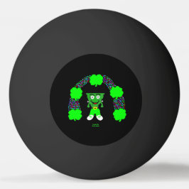 Pelota De Ping Pong Ping Pong Ball de St. Patrick's FrankenCheese