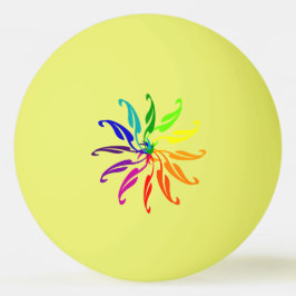 Pelota De Ping Pong Ping Pong Ball - Hojas de rueda de color
