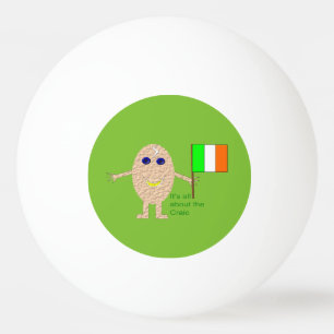 Pelota De Ping Pong Ping Pong Ball Patriótico Irlandés