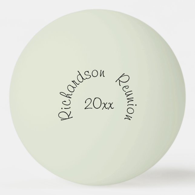 Pelota De Ping Pong Ping Pong Ball - Reunión familiar (Reverso)