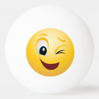 Pelota De Ping Pong Ping Pong Balls - Emoji de Invierno - Cara feliz