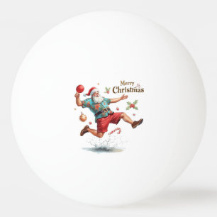 Pelota De Ping Pong Ping pong de Navidad con Santa Claus
