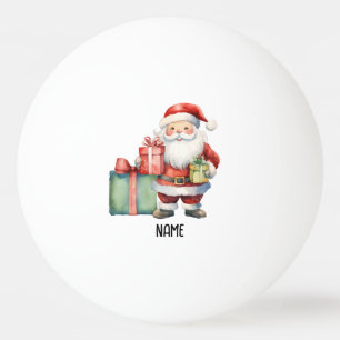 Pelota De Ping Pong Ping pong Feliz Navidad con Santa Claus