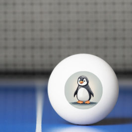 Pelota De Ping Pong Pingüino adorable