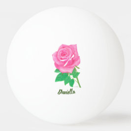 Pelota De Ping Pong Pink Rose