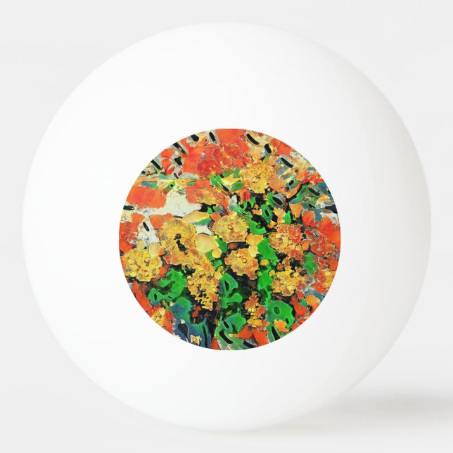Pelota De Ping Pong Pintura de aceite retro: Monet Van Gogh (Anverso)