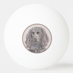 Pelota De Ping Pong Pintura de Boykin Spaniel - Arte de Perro Original