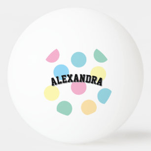 Pelota De Ping Pong Plantilla de nombre genial 