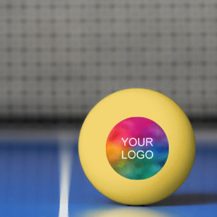 Pelota De Ping Pong Plantilla Emblem del logotipo de la empresa de per