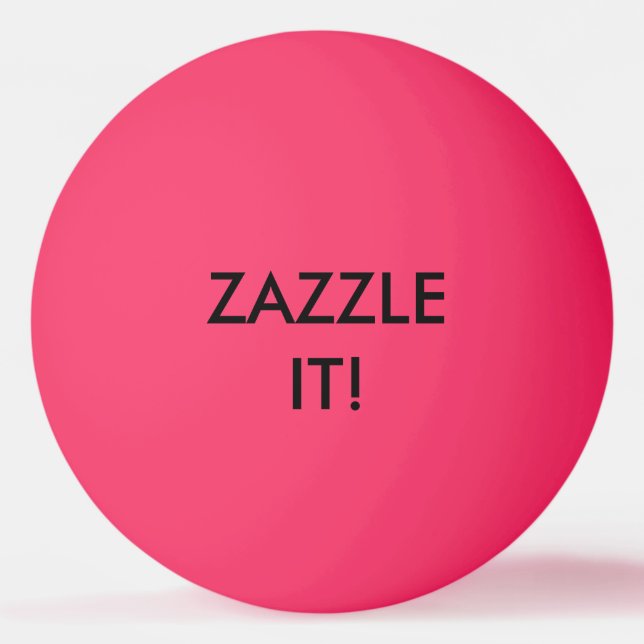 Pelota De Ping Pong Plantilla Ping Pong Blank Personalizada Personaliz (Anverso)