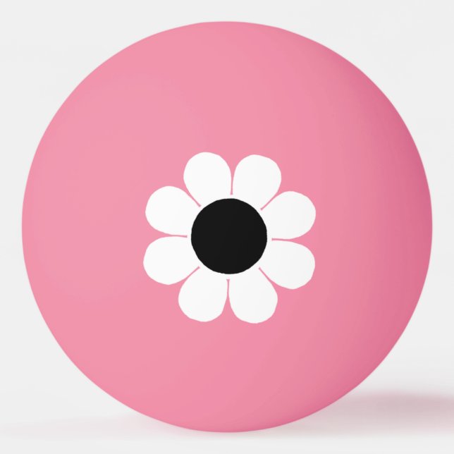Pelota De Ping Pong Poder Floral (Anverso)