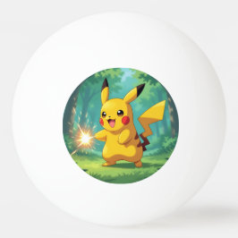 Pelota De Ping Pong Pokémon und seine Treue Freunde Leinwanddruck