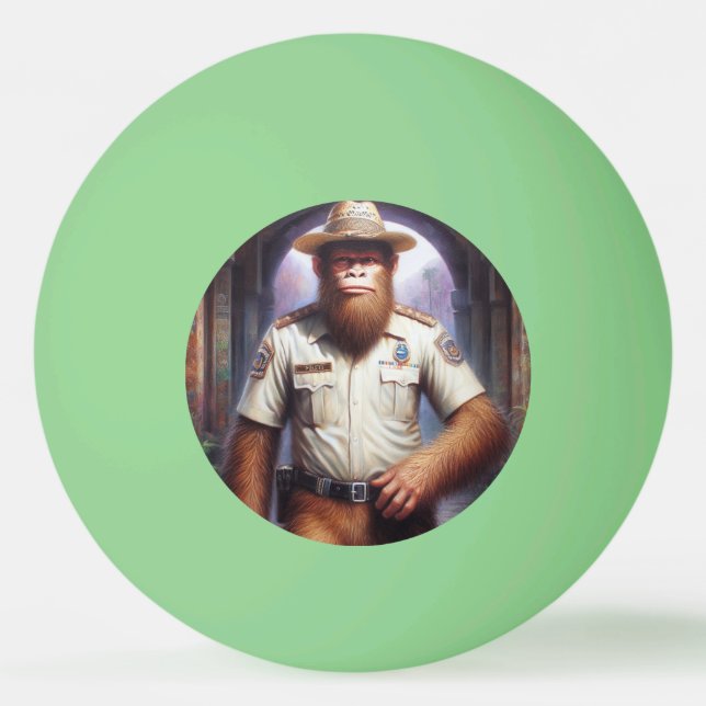 Pelota De Ping Pong Policía de pie de página (Anverso)