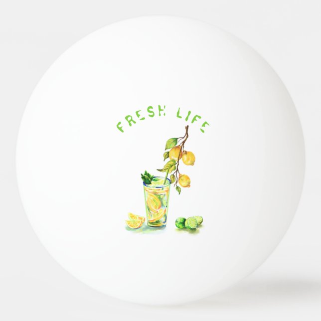 Pelota De Ping Pong Pong Ball - Personalizado Textos (Anverso)