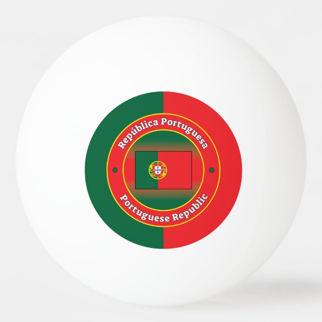 Pelota De Ping Pong Portuguese Republic (Anverso)