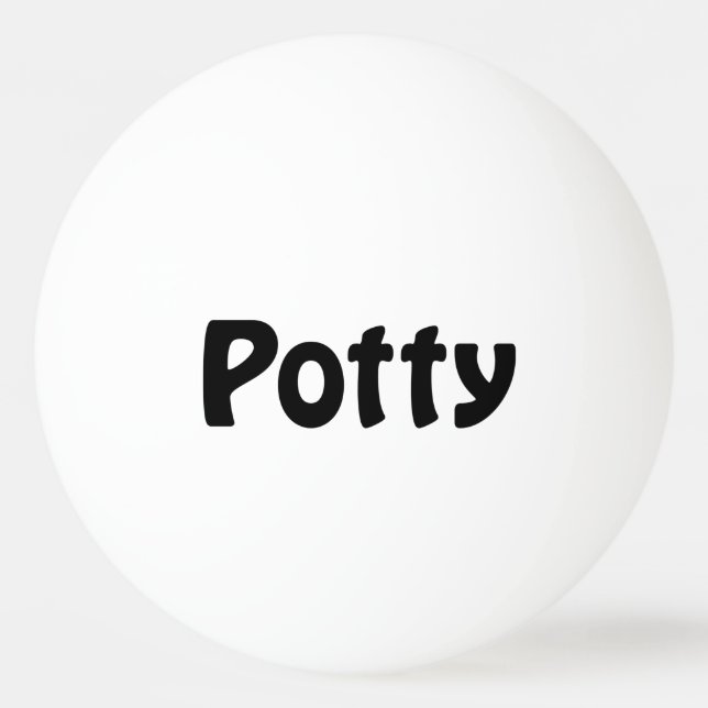 Pelota De Ping Pong Potty (Anverso)