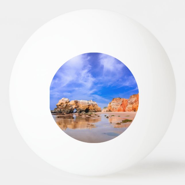 Pelota De Ping Pong Praia da rocha Portugal (Anverso)