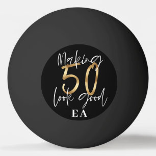 Pelota De Ping Pong Primer cumpleaños número 50 regalo de favor pers