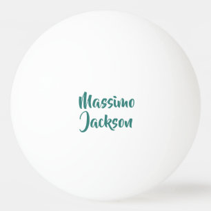 Pelota De Ping Pong Profesional Minimalista Agregar Nombre Personaliza