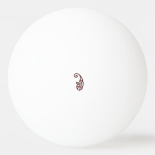 Pelota De Ping Pong Punto rojo