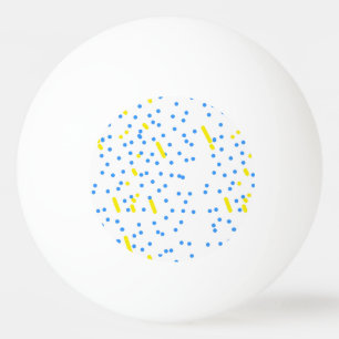 Pelota De Ping Pong Puntos azules