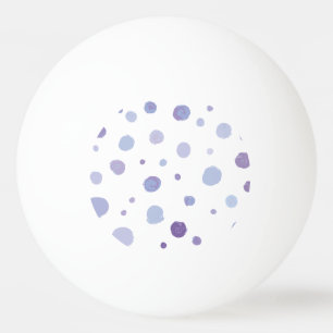 Pelota De Ping Pong puntos de polka pintados a mano