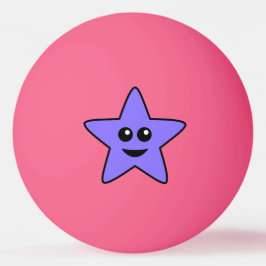 Pelota De Ping Pong Purple Happy Star Ping Pong Ball