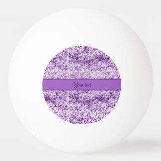 Pelota De Ping Pong Purpurina púrpura brillante