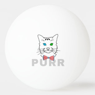 Pelota De Ping Pong Purr de gato