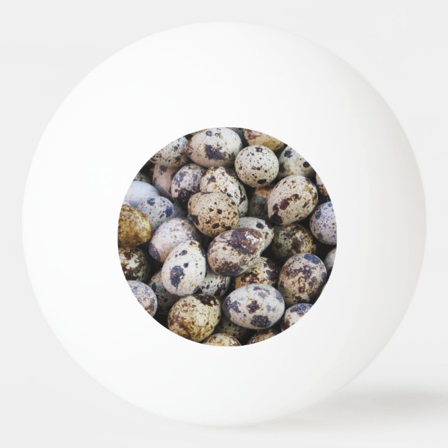 Pelota De Ping Pong Quail Eggs (Anverso)