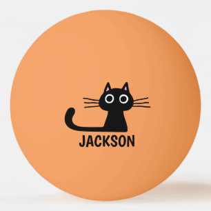 Pelota De Ping Pong Quirky Kitty Personalizado   Personalizado Guay Bl