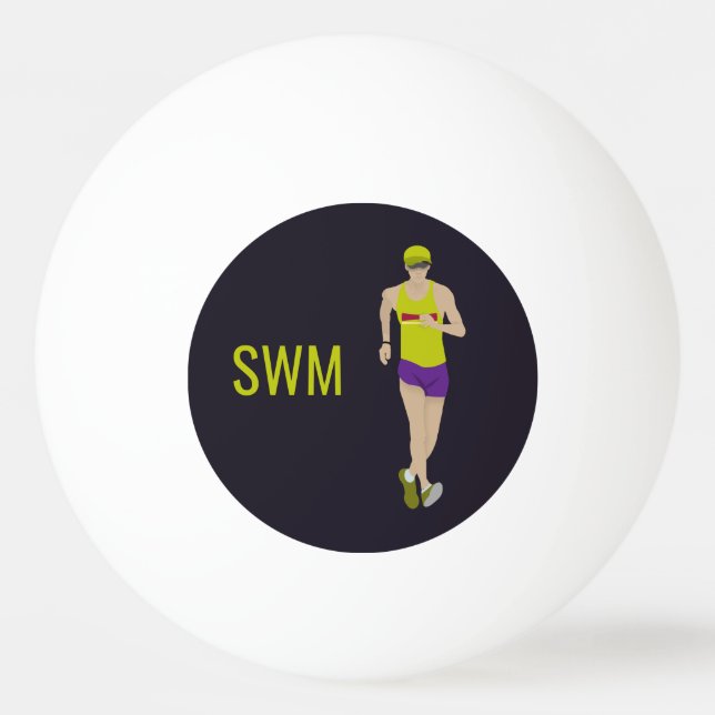 Pelota De Ping Pong Race Walking (Anverso)