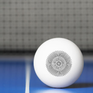 Pelota de Ping Pong Radial Monocroma