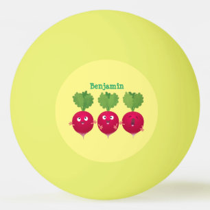 Pelota De Ping Pong Radios cortos cantando verduras personalizados del