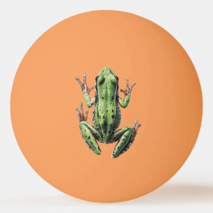 Pelota De Ping Pong Rana gateando