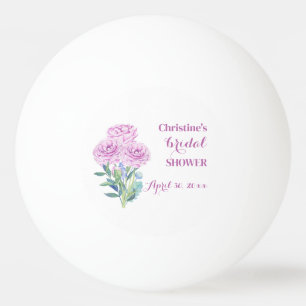 Pelota De Ping Pong Ranunculus & Anemones Bridal Shower personalizable