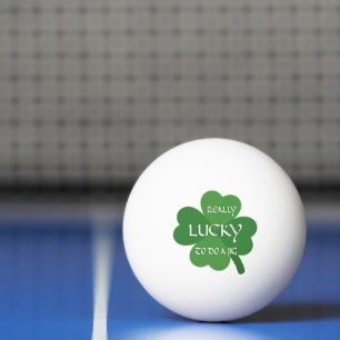 Pelota De Ping Pong Realmente afortunado de hacer una broma