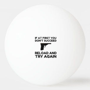 Pelota De Ping Pong Recargar un arma